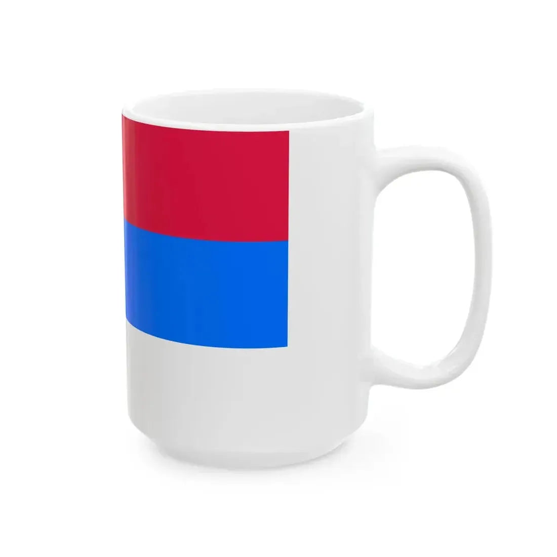 Flag of Serbia CMYK (Serbia) White Coffee Mug - Go Mug Yourself