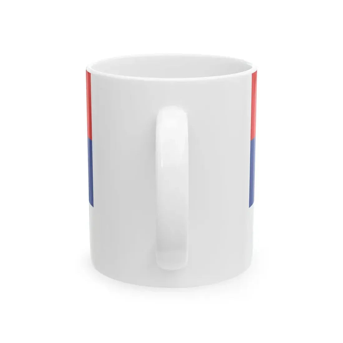 Flag of Serbia cross (Serbia) White Coffee Mug - Go Mug Yourself