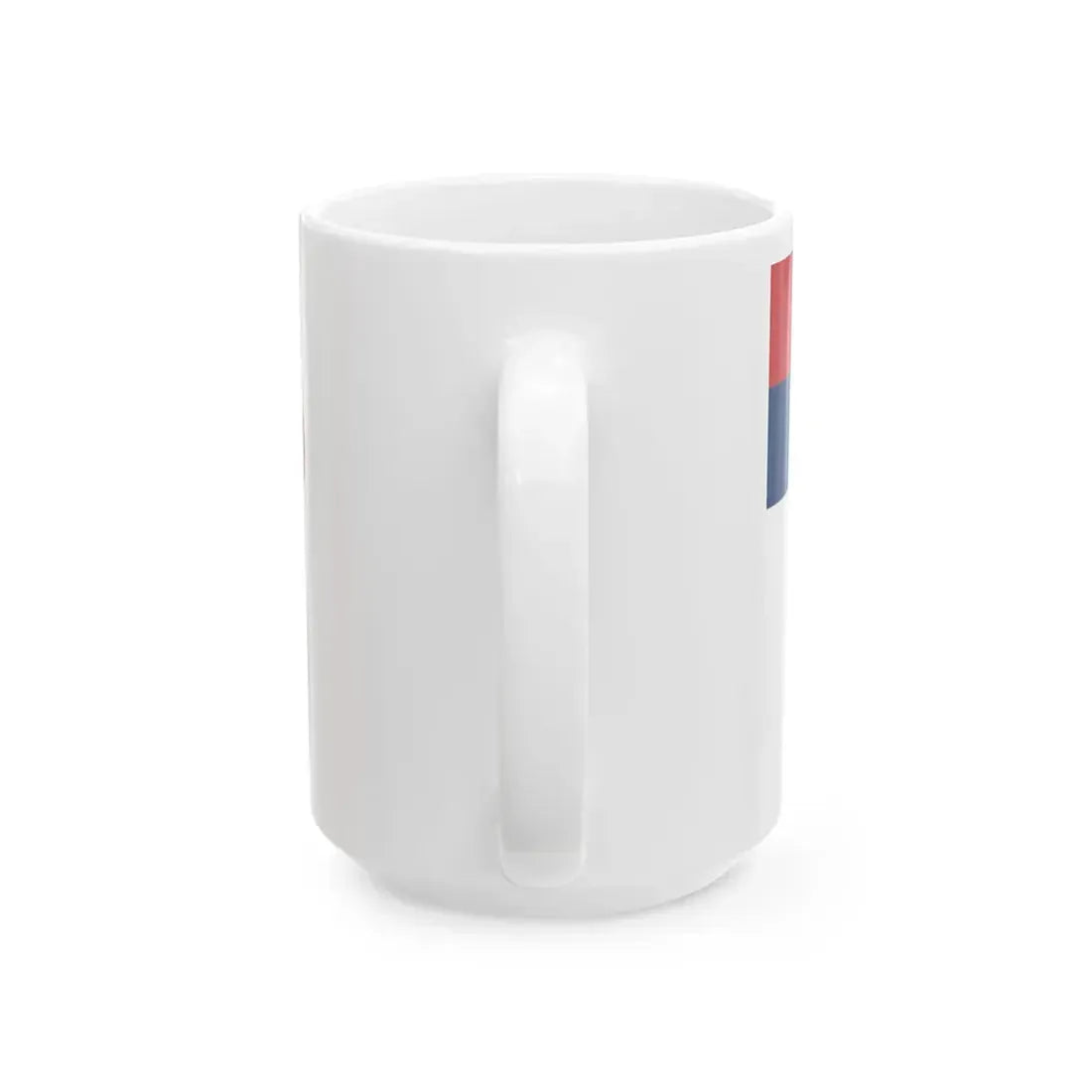 Flag of Serbia hv (Serbia) White Coffee Mug - Go Mug Yourself