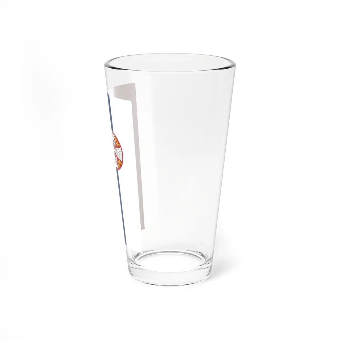 Flag of Serbia vertical (Serbia) Pint Glass 16oz - Go Mug Yourself