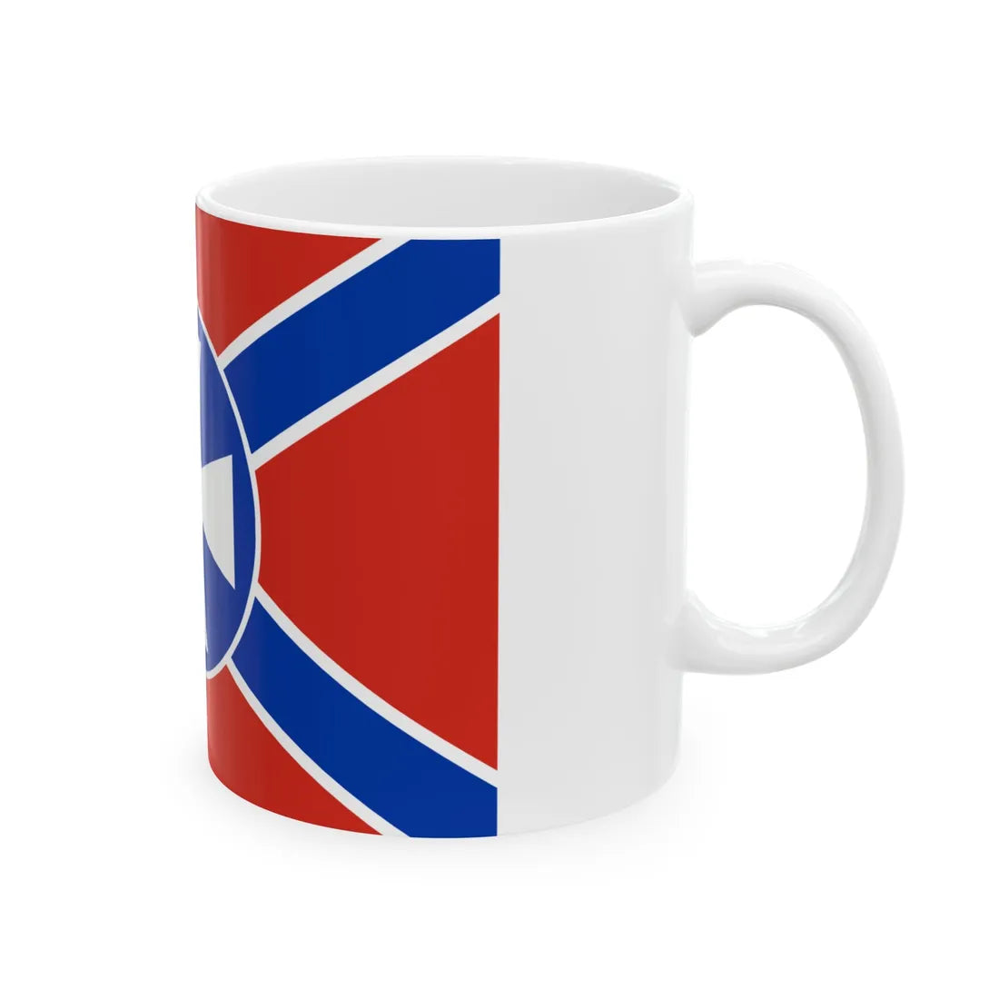 Flag of Serbian Hussars (Ukraine) White Coffee Mug - Go Mug Yourself