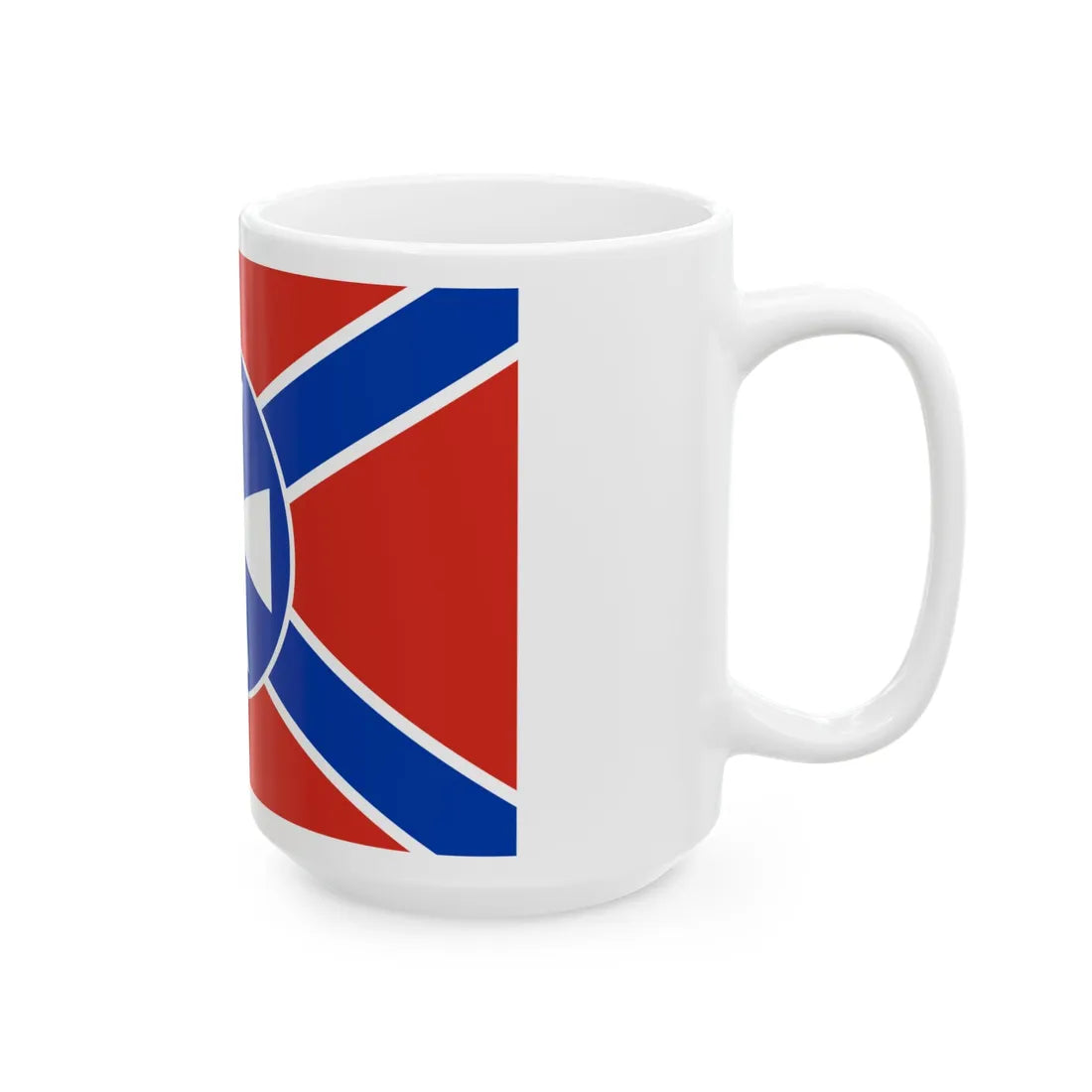 Flag of Serbian Hussars (Ukraine) White Coffee Mug - Go Mug Yourself