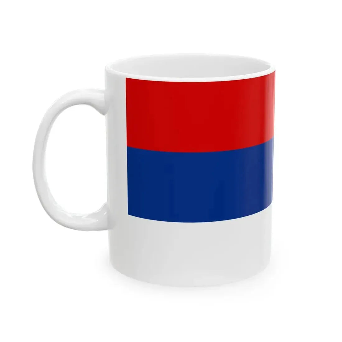 Flag of Serbian Krajina 1991 (Croatia) White Coffee Mug - Go Mug Yourself