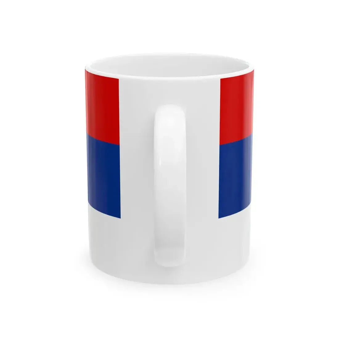 Flag of Serbian Krajina alternative (Croatia) White Coffee Mug - Go Mug Yourself