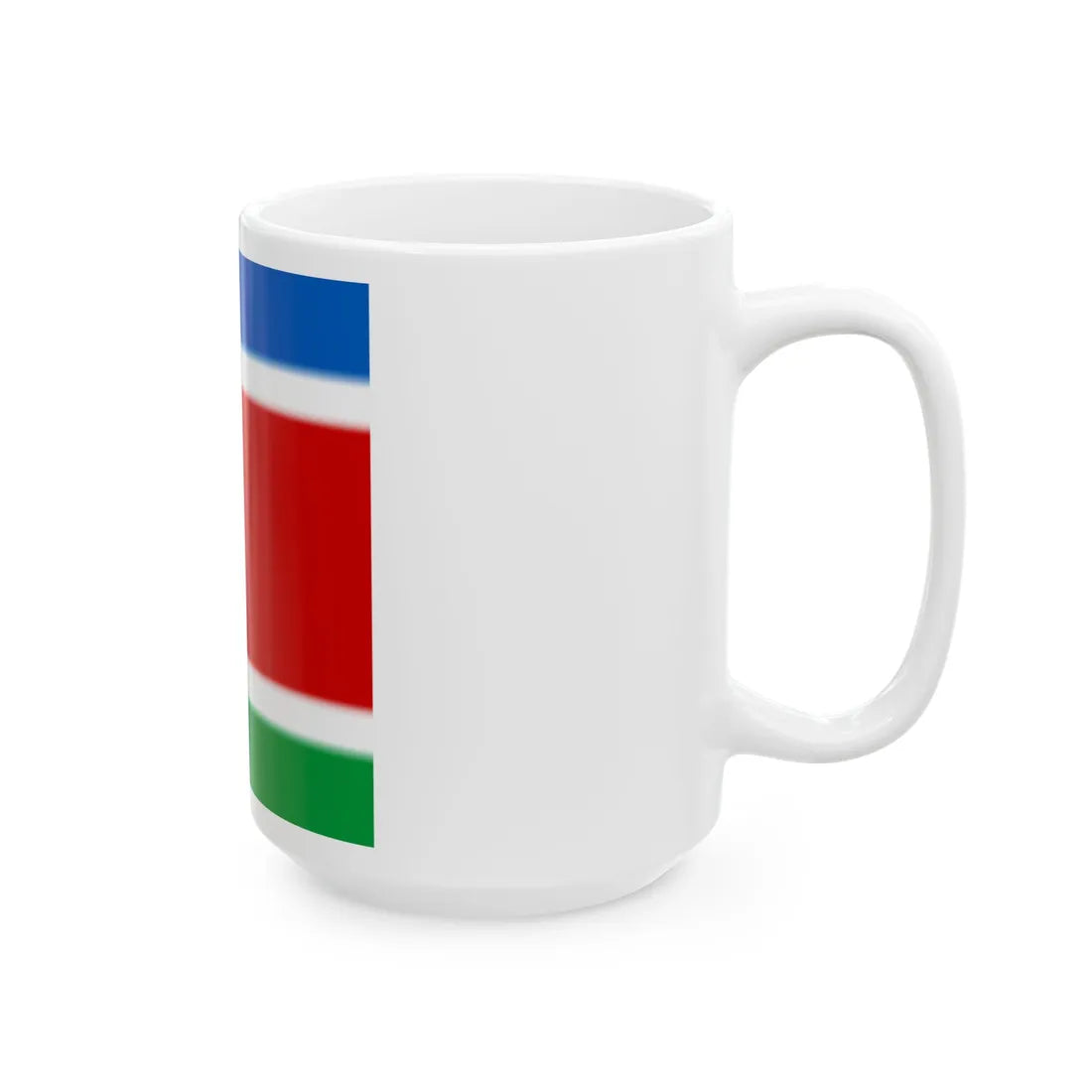 Flag of Serby (Ukraine) White Coffee Mug - Go Mug Yourself