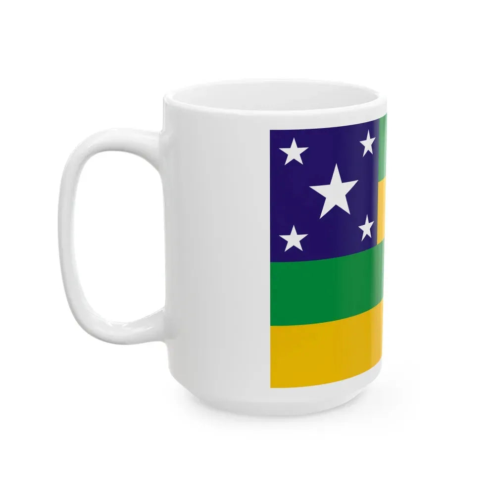 Flag of Sergipe Brazil - White Coffee Mug - Go Mug Yourself