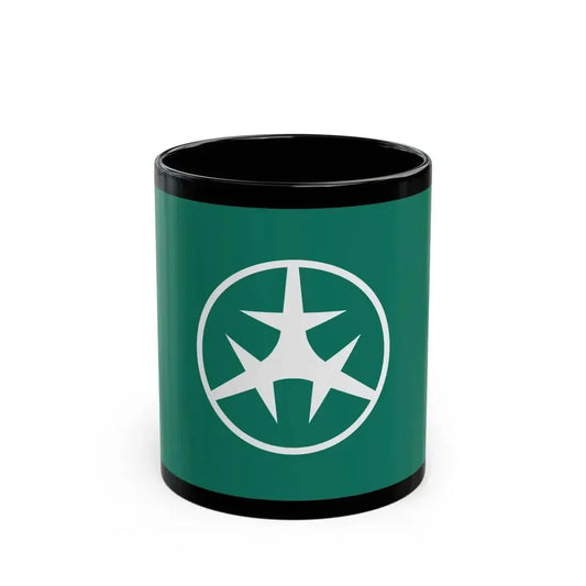 Flag of Setagaya Tokyo Japan - Black Coffee Mug 11oz - Go Mug Yourself