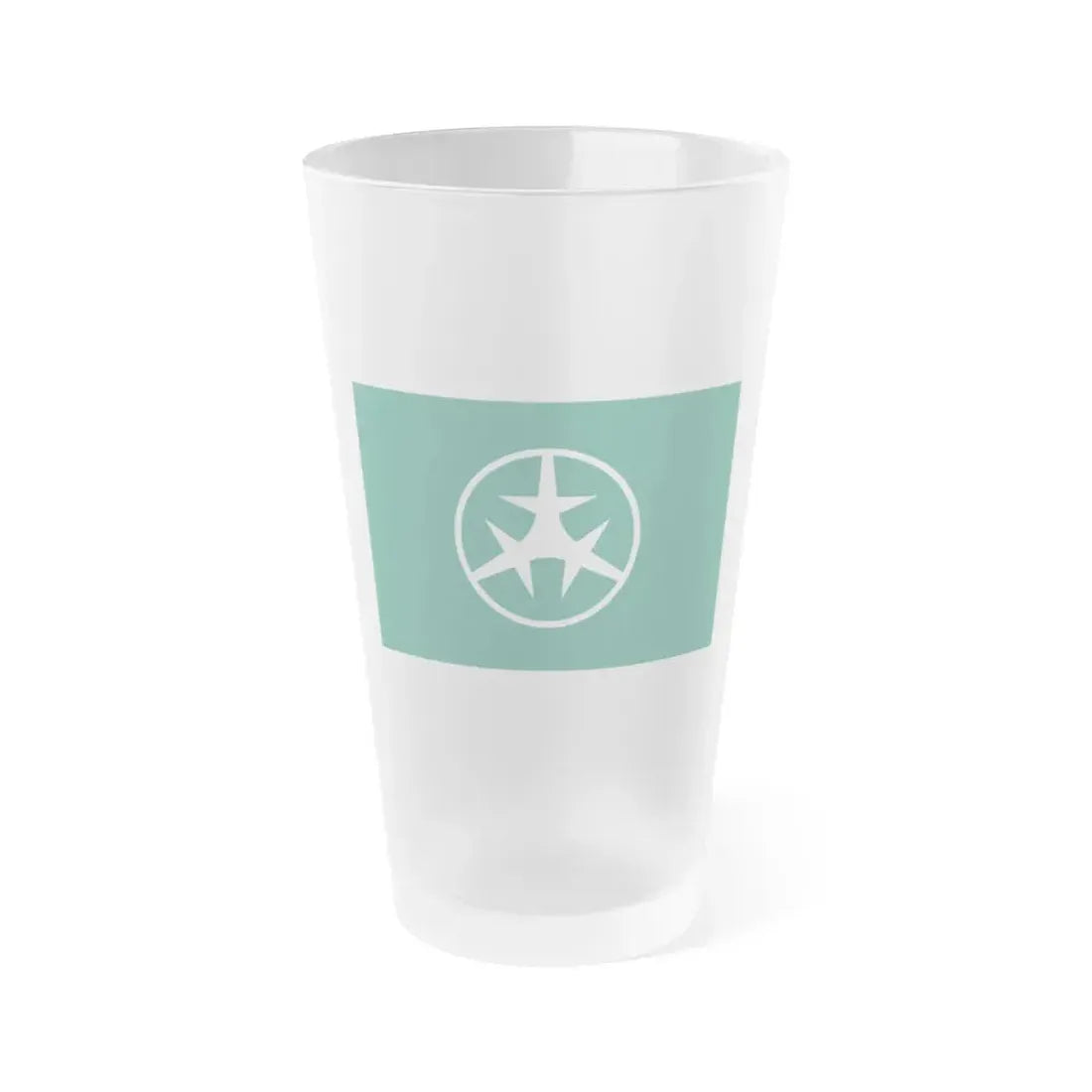 Flag of Setagaya Tokyo Japan - Frosted Pint Glass 16oz 16oz Frosted - Go Mug Yourself
