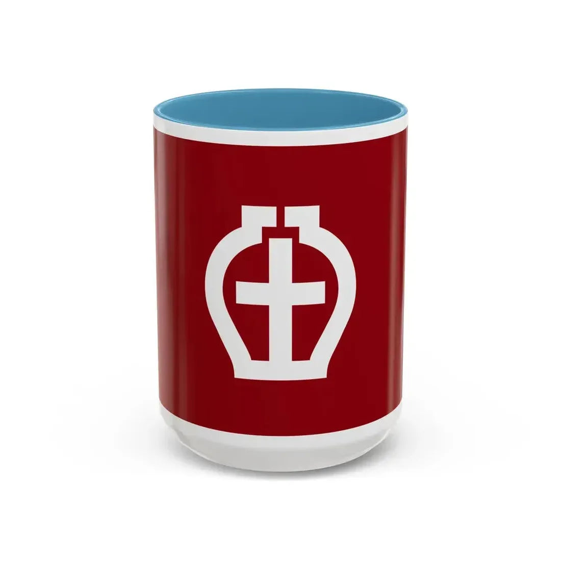 Flag of Seto Aichi Japan - Accent Coffee Mug 15oz Light Blue - Go Mug Yourself