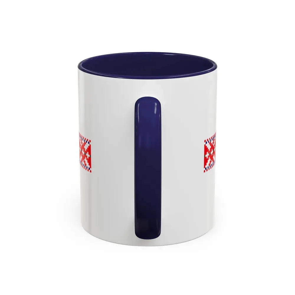 Flag of Setos Estonia - Accent Coffee Mug - Go Mug Yourself
