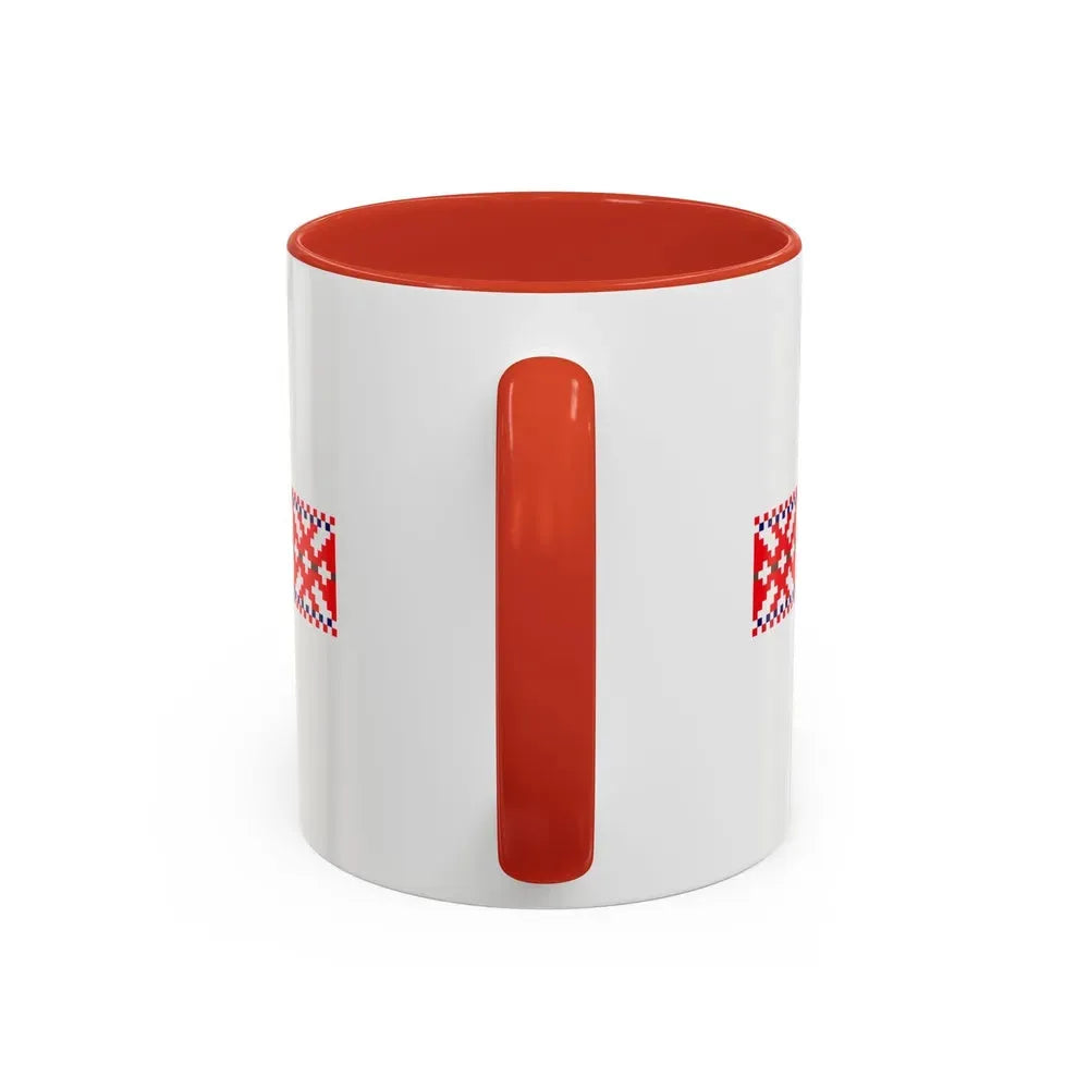 Flag of Setos Estonia - Accent Coffee Mug - Go Mug Yourself