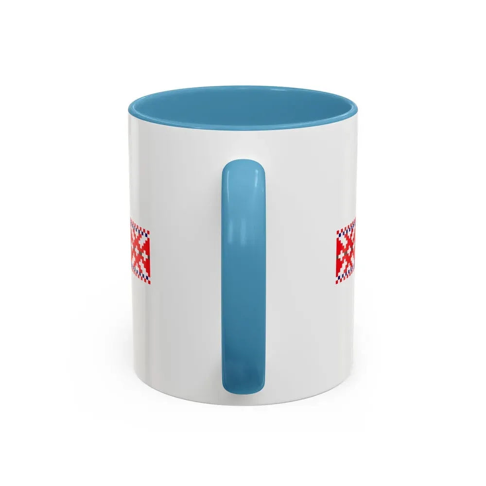 Flag of Setos Estonia - Accent Coffee Mug - Go Mug Yourself