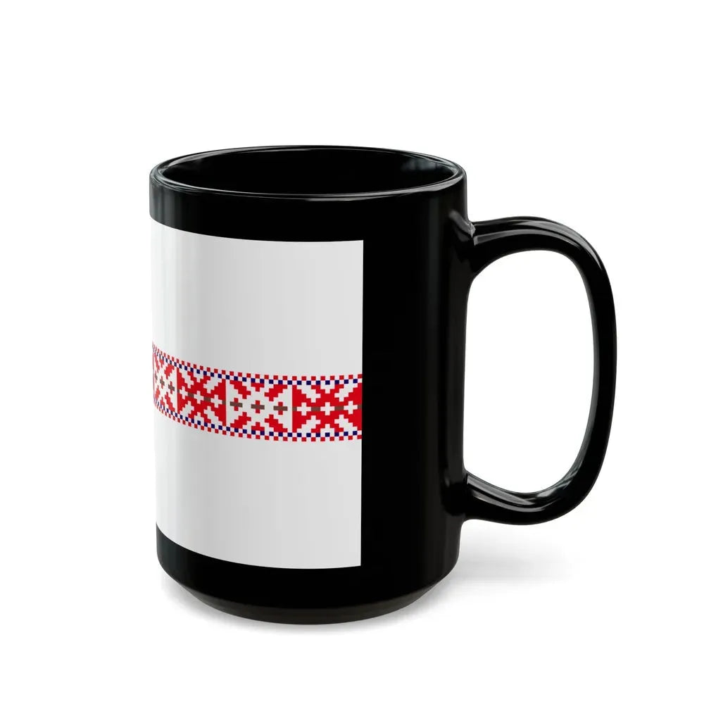 Flag of Setos Estonia - Black Coffee Mug - Go Mug Yourself