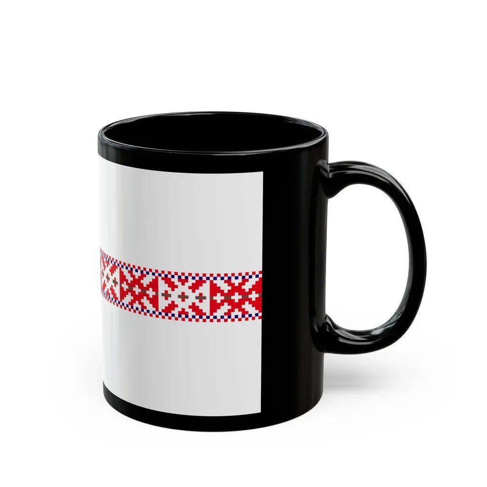 Flag of Setos Estonia - Black Coffee Mug - Go Mug Yourself