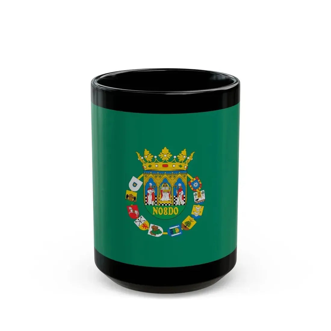 Flag of Sevilla Spain - Black Coffee Mug 15oz - Go Mug Yourself