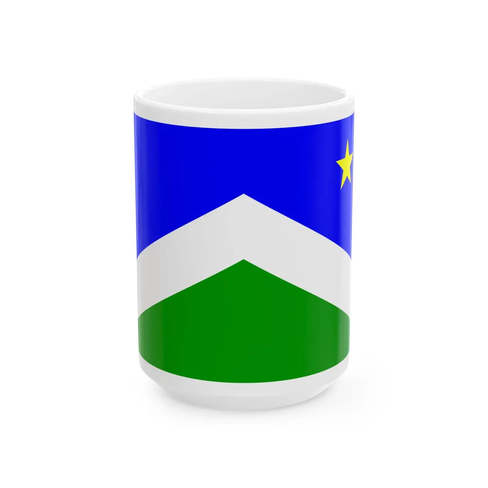 Flag of Seward Alaska (United States) White Coffee Mug 15oz - Go Mug Yourself