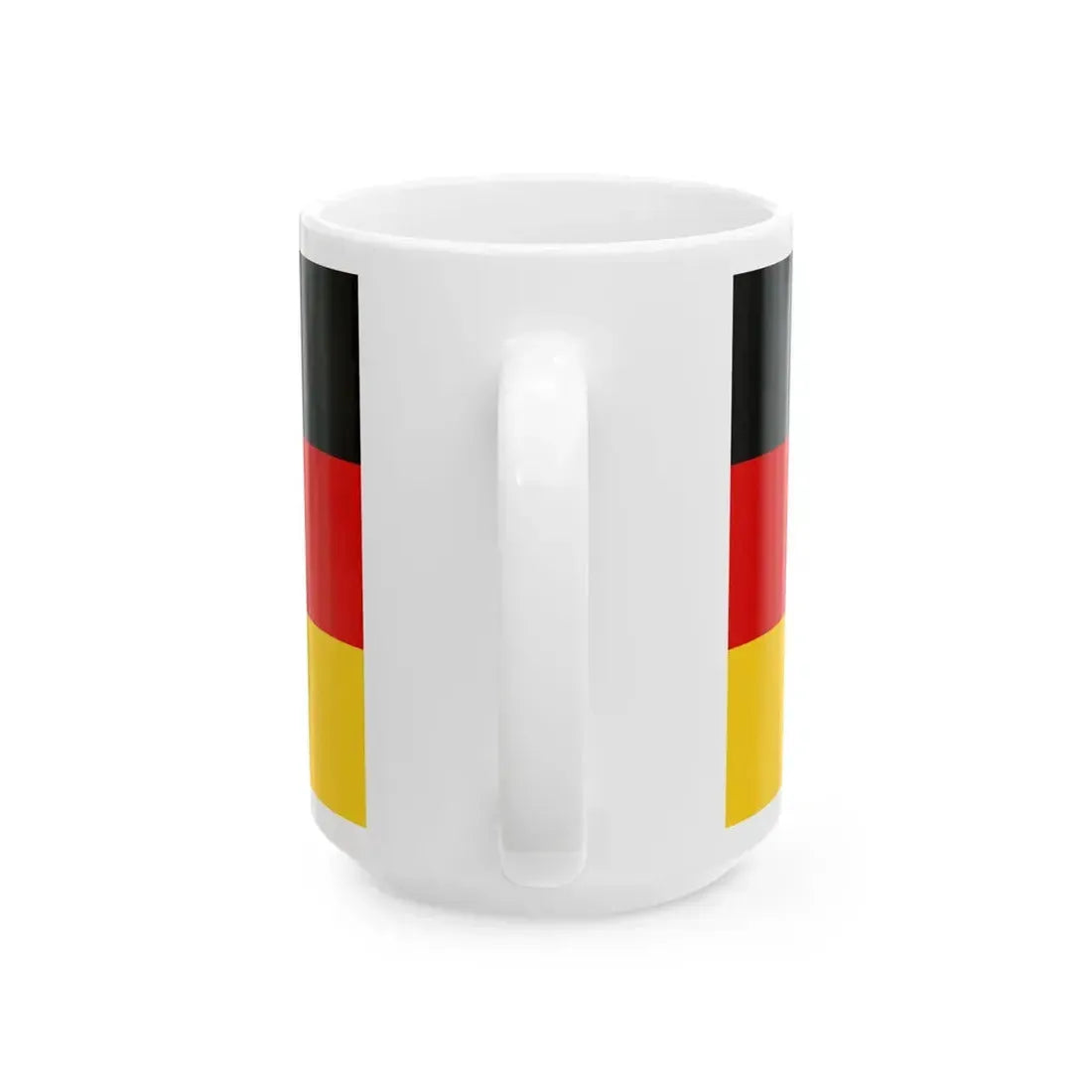 Flag of SFR Yugoslav German Minority (Germany) White Coffee Mug - Go Mug Yourself