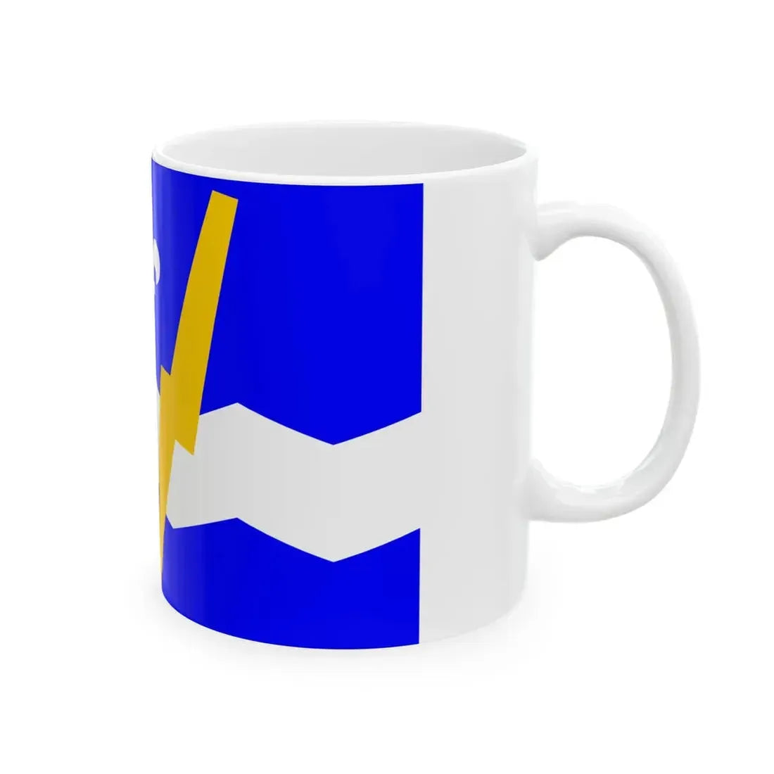 Flag of Shawinigan 1951-2009 (Canada) White Coffee Mug - Go Mug Yourself