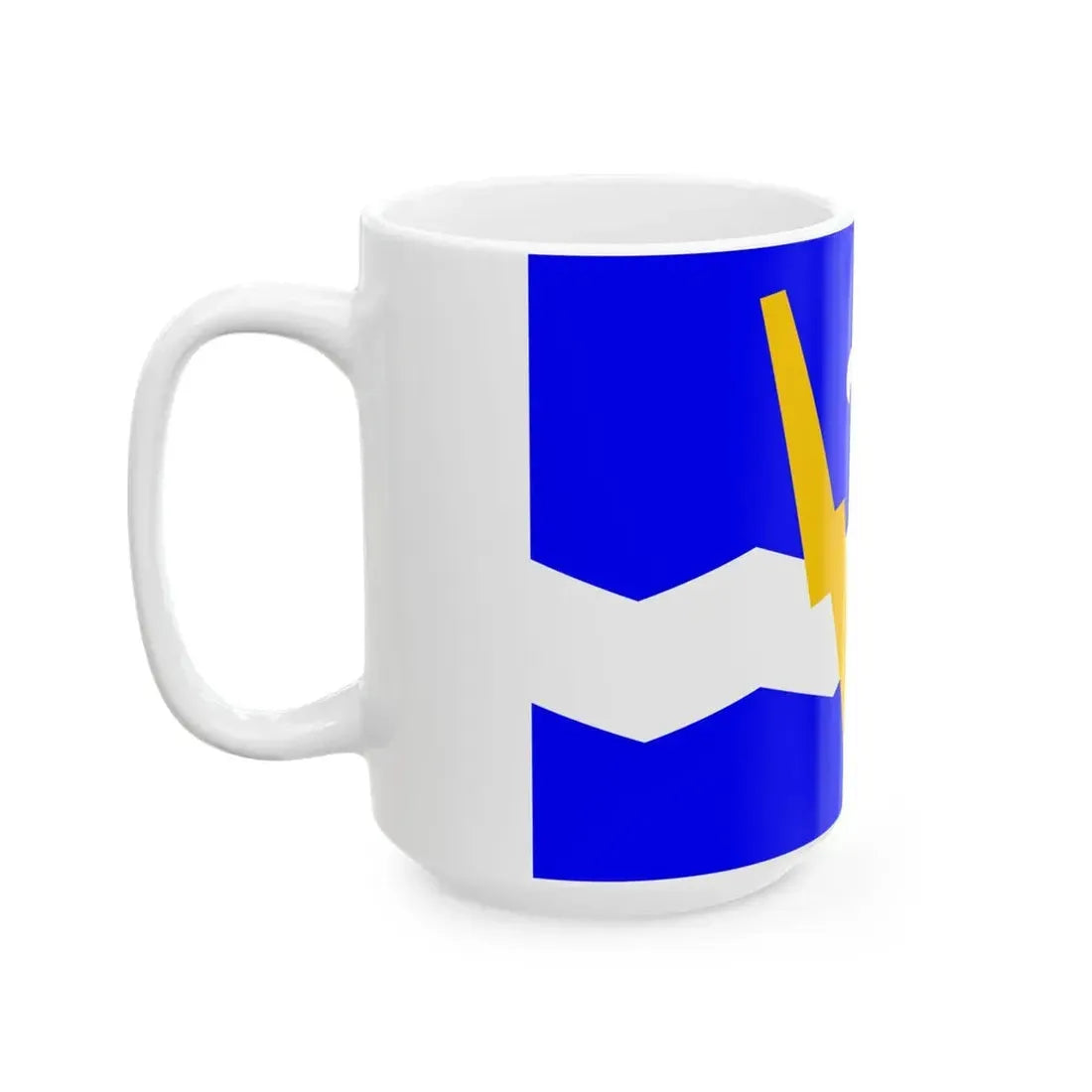 Flag of Shawinigan 1951-2009 (Canada) White Coffee Mug - Go Mug Yourself