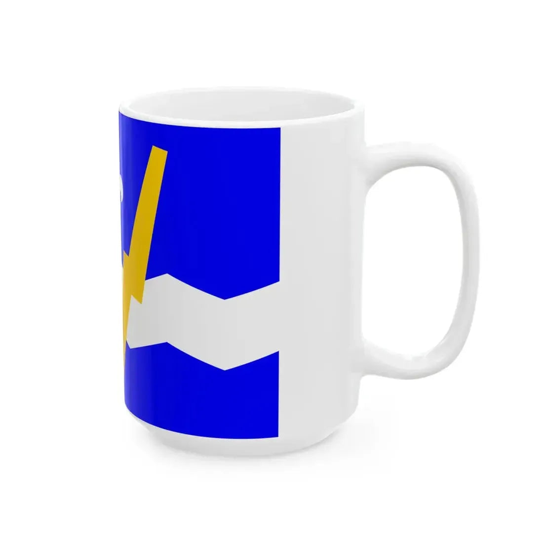 Flag of Shawinigan 1951-2009 (Canada) White Coffee Mug - Go Mug Yourself