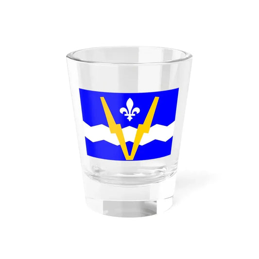 Flag of Shawinigan 1951 to 2009 Canada - Shot Glass 1.5oz 1.5oz - Go Mug Yourself