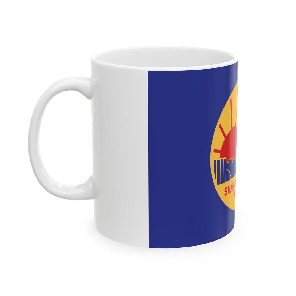 Flag of Shawnee County Kansas (United States) White Coffee Mug - Go Mug Yourself