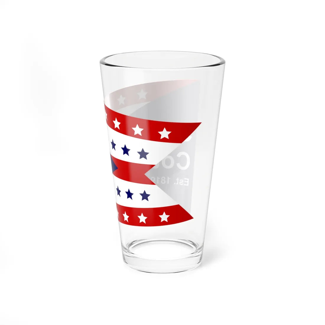 Flag of Shelby County Ohio (United States) Pint Glass 16oz - Go Mug Yourself