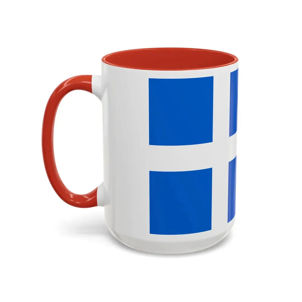 Flag of Shetland UK - Accent Coffee Mug - Go Mug Yourself