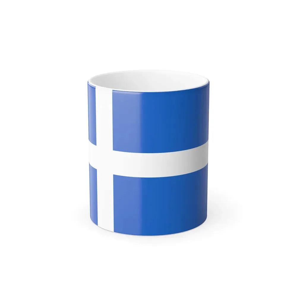 Flag of Shetland UK - Color Changing Coffee Mug 11oz - Go Mug Yourself