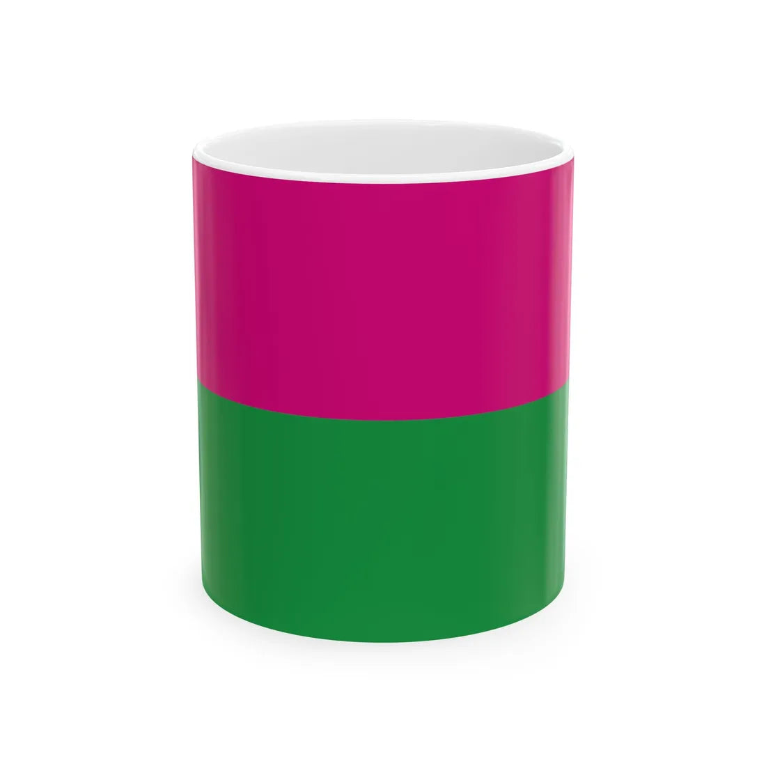 Flag of Shevchenkivskyj district (Ukraine) White Coffee Mug 11oz - Go Mug Yourself