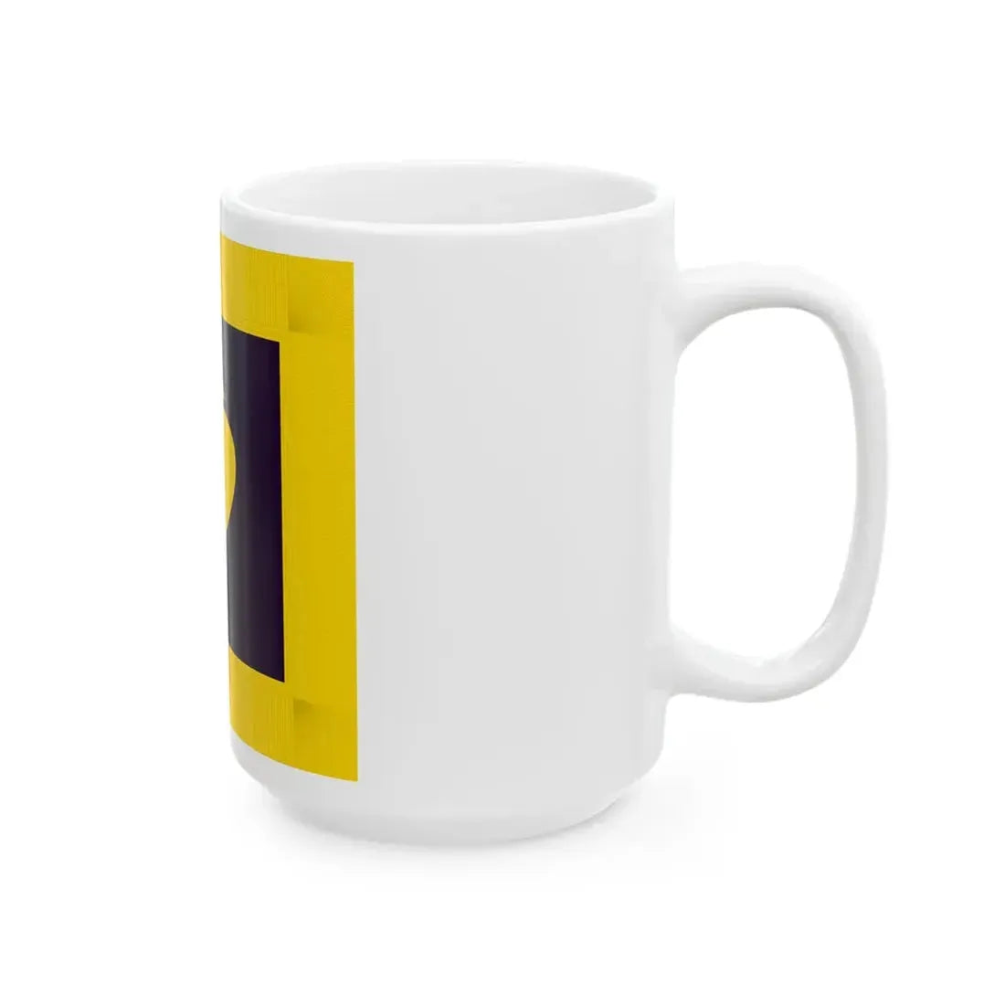 Flag of Shibetsu Hokkaido fringed (Japan) White Coffee Mug - Go Mug Yourself