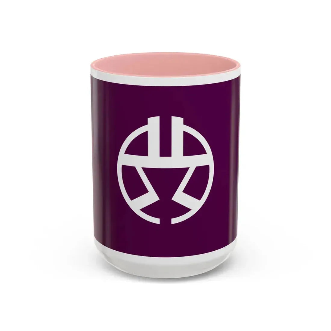 Flag of Shibuya Tokyo Japan - Accent Coffee Mug 15oz Pink - Go Mug Yourself
