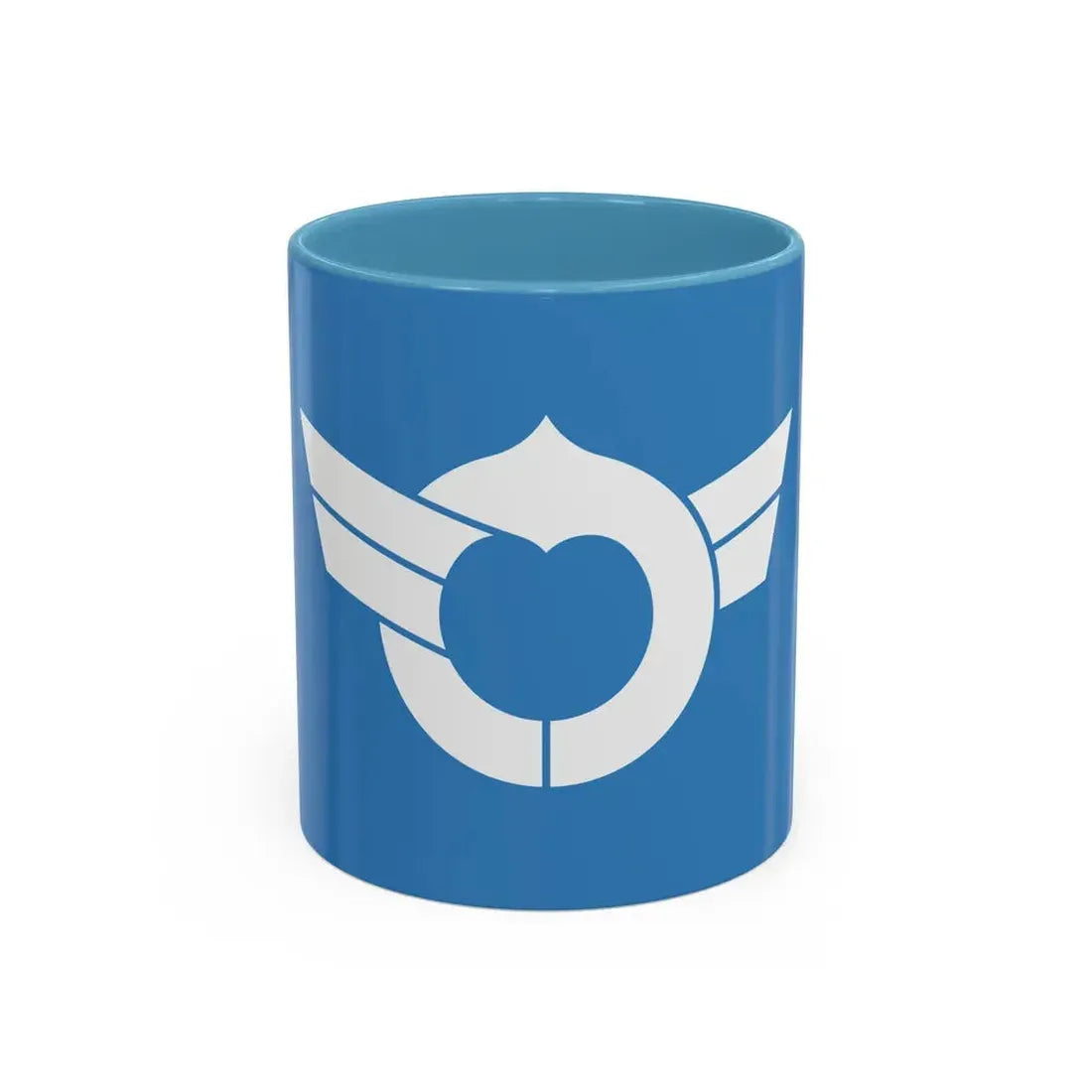 Flag of Shiga Prefecture Japan - Accent Coffee Mug 11oz Light Blue - Go Mug Yourself