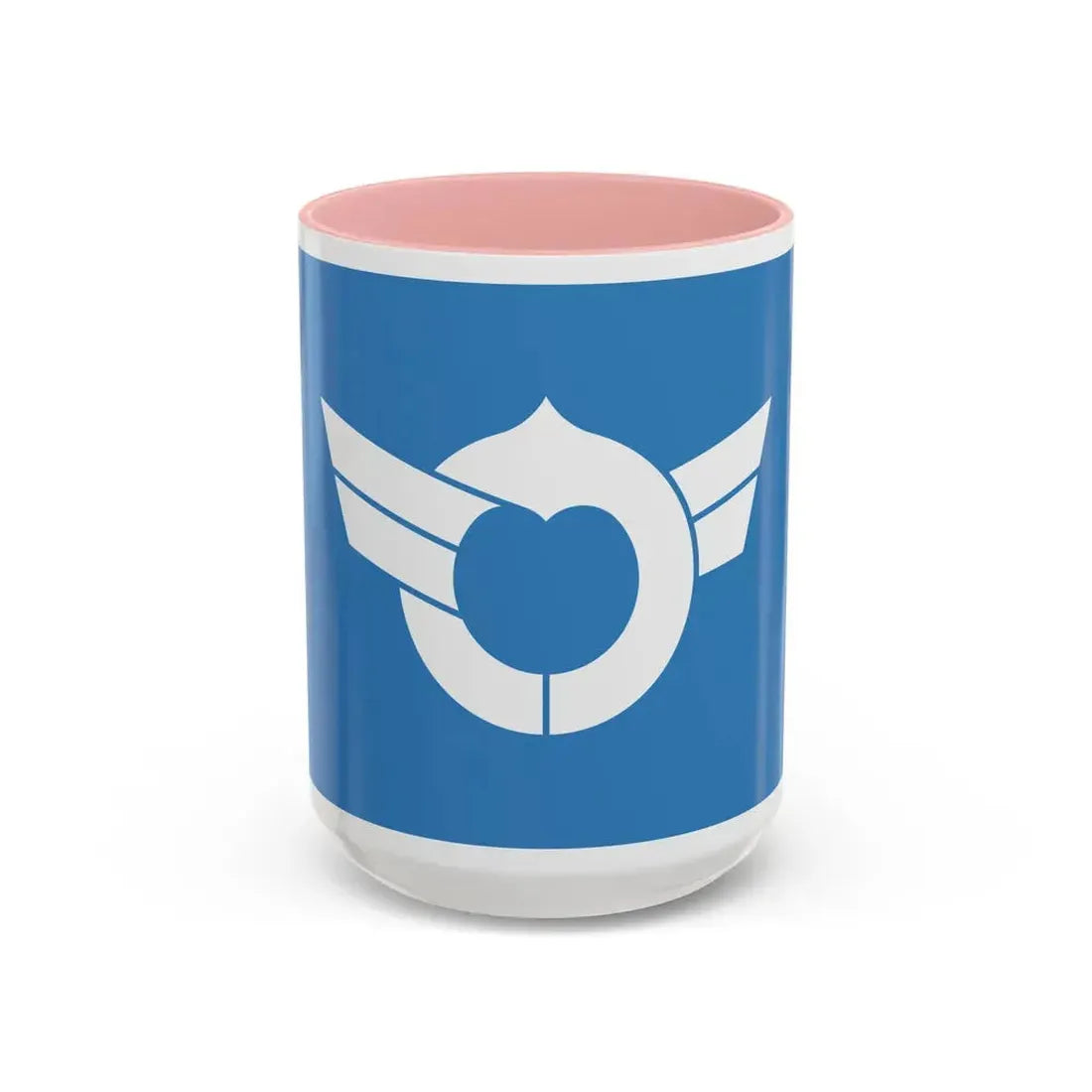 Flag of Shiga Prefecture Japan - Accent Coffee Mug 15oz Pink - Go Mug Yourself