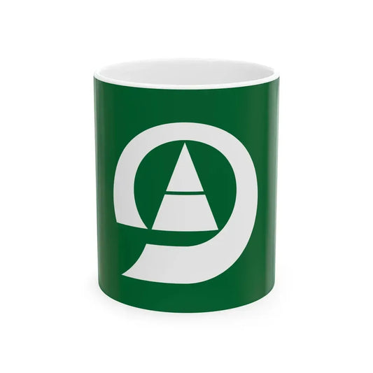 Flag of Shiiba Miyazaki (Japan) White Coffee Mug 11oz - Go Mug Yourself