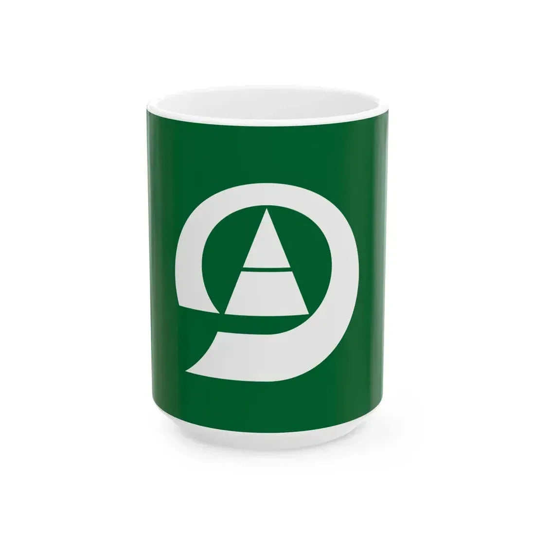 Flag of Shiiba Miyazaki (Japan) White Coffee Mug 15oz - Go Mug Yourself