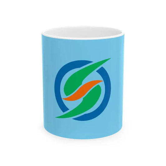 Flag of Shika Ishikawa (Japan) White Coffee Mug 11oz - Go Mug Yourself