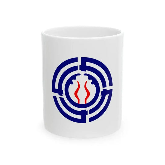 Flag of Shikabe Hokkaido (Japan) White Coffee Mug 11oz - Go Mug Yourself