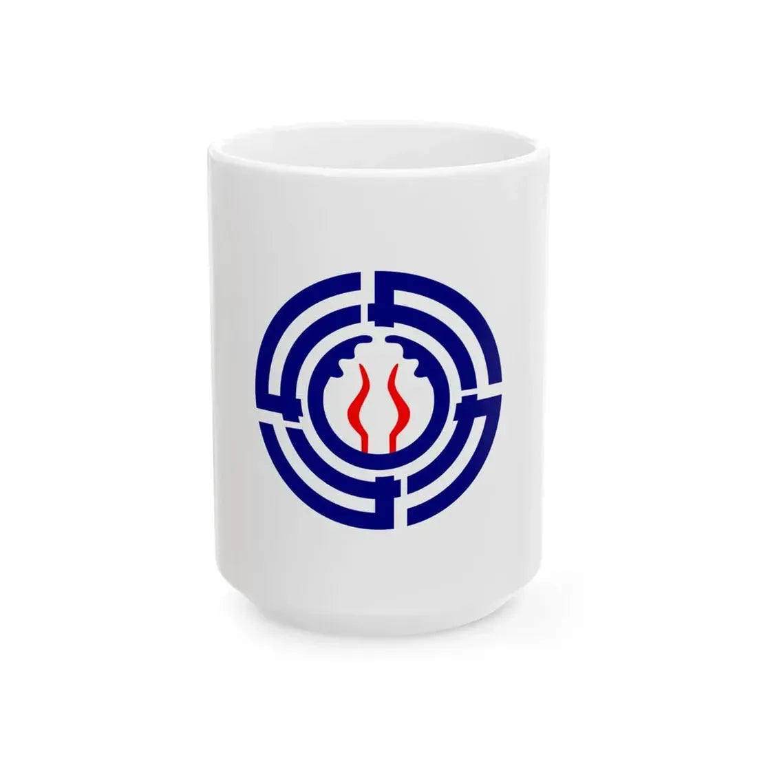 Flag of Shikabe Hokkaido (Japan) White Coffee Mug 15oz - Go Mug Yourself