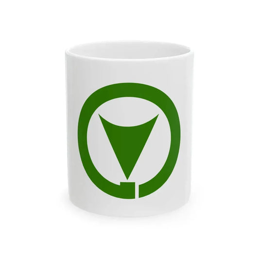 Flag of Shikano Tottori 1974-2004 (Japan) White Coffee Mug 11oz - Go Mug Yourself
