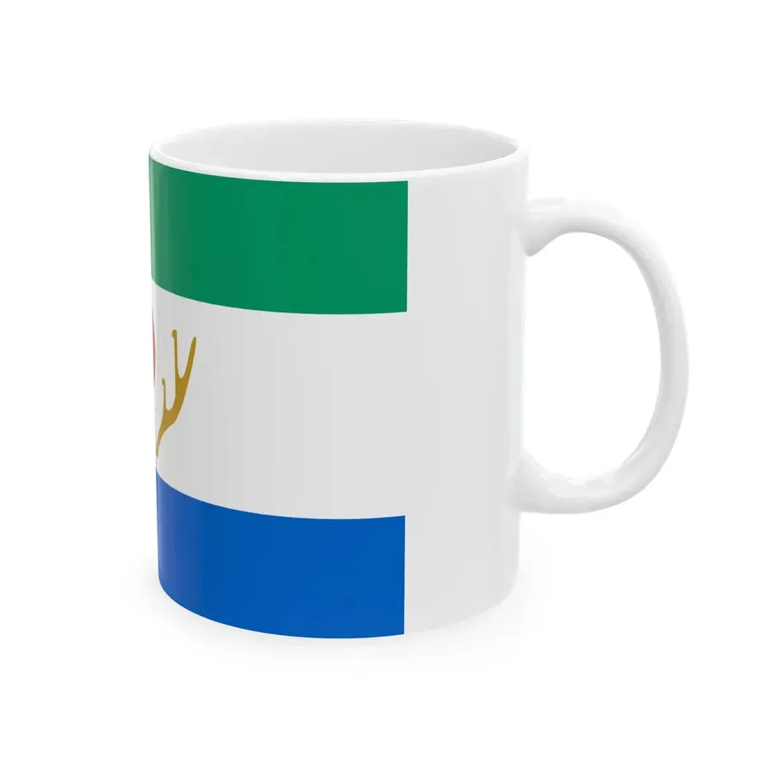 Flag of Shikaoi Hokkaido (Japan) White Coffee Mug - Go Mug Yourself