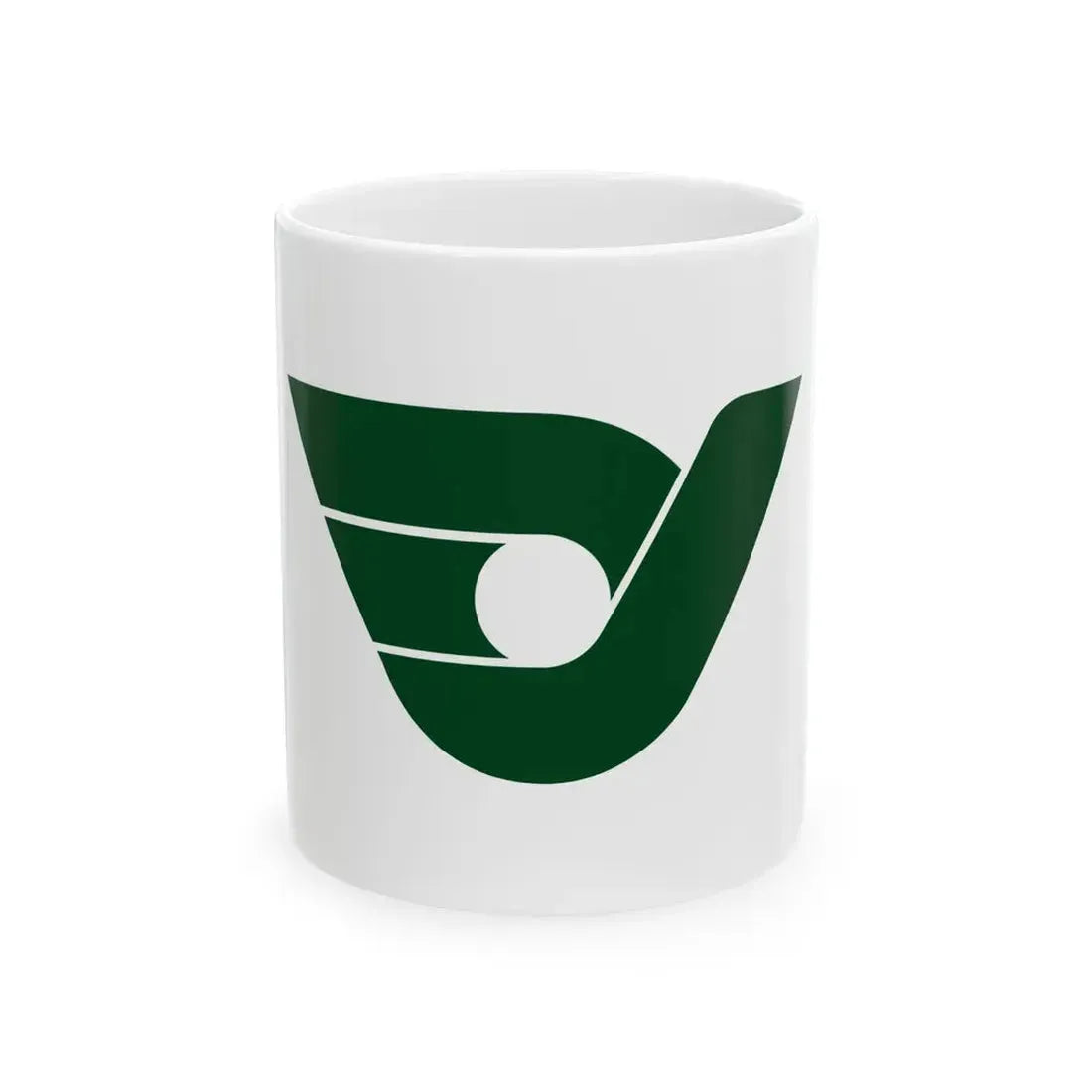 Flag of Shikatsu Aichi 1969-2006 (Japan) White Coffee Mug 11oz - Go Mug Yourself