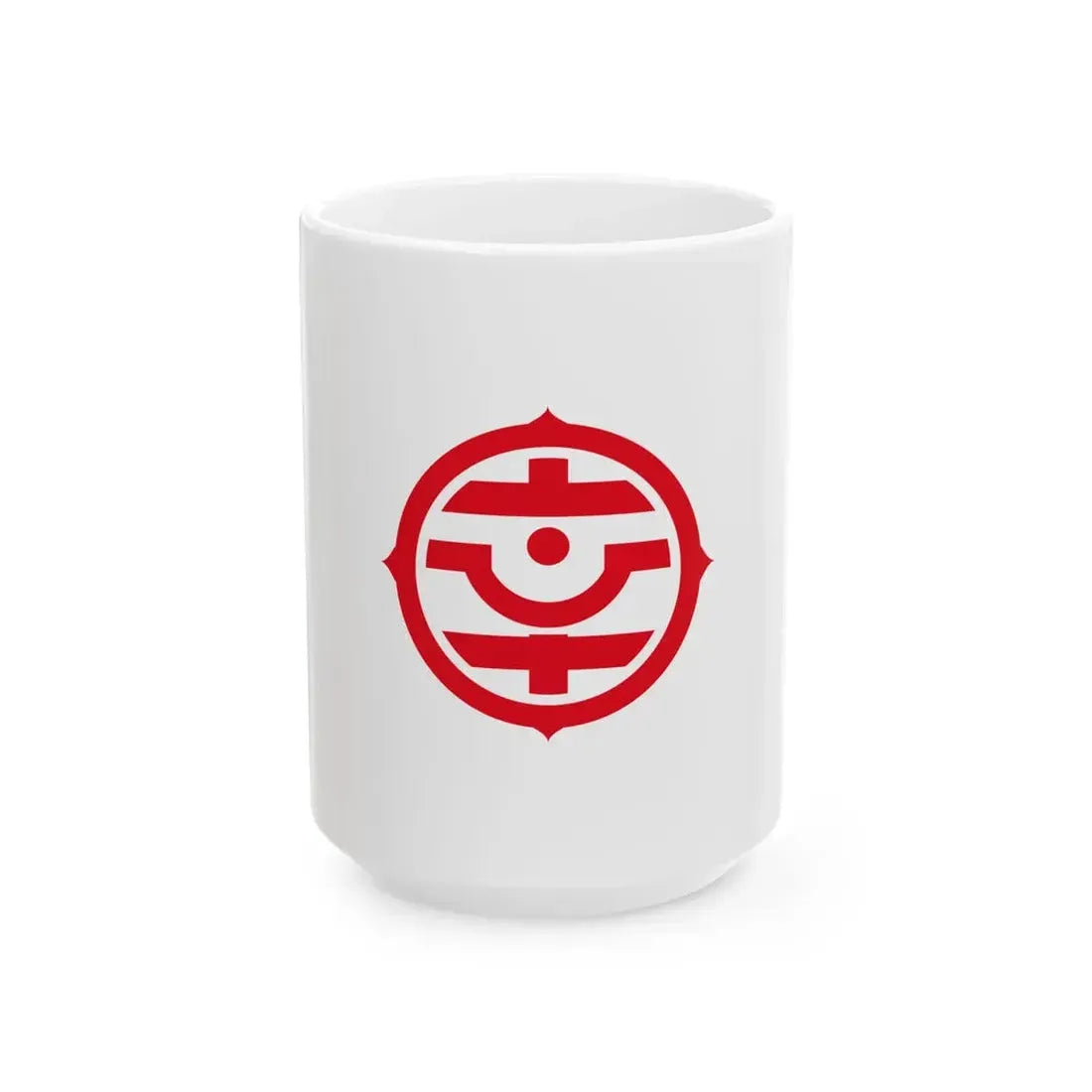 Flag of Shiki Saitama (Japan) White Coffee Mug 15oz - Go Mug Yourself