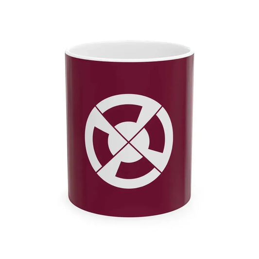 Flag of Shimabara Nagasaki (Japan) White Coffee Mug 11oz - Go Mug Yourself