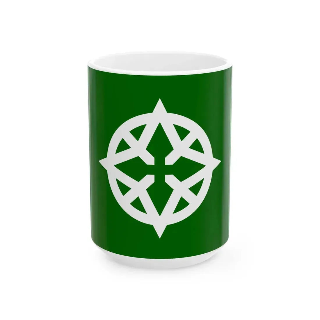 Flag of Shimada Shizuoka 1915-2005 (Japan) White Coffee Mug 15oz - Go Mug Yourself