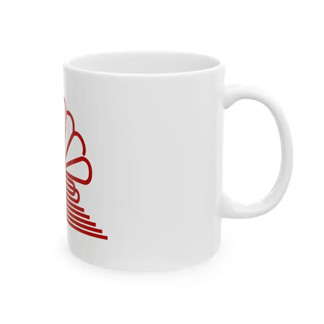 Flag of Shimamoto Osaka (Japan) White Coffee Mug - Go Mug Yourself