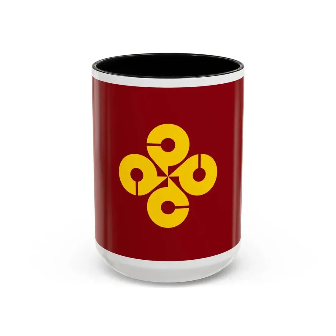Flag of Shimane Prefecture Japan - Accent Coffee Mug 15oz Black - Go Mug Yourself