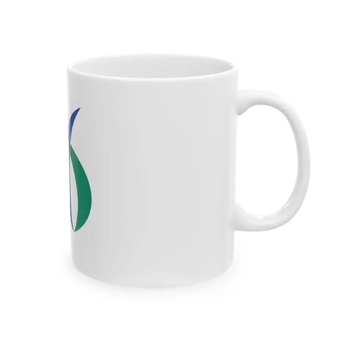 Flag of Shimanto-town Kochi (Japan) White Coffee Mug - Go Mug Yourself