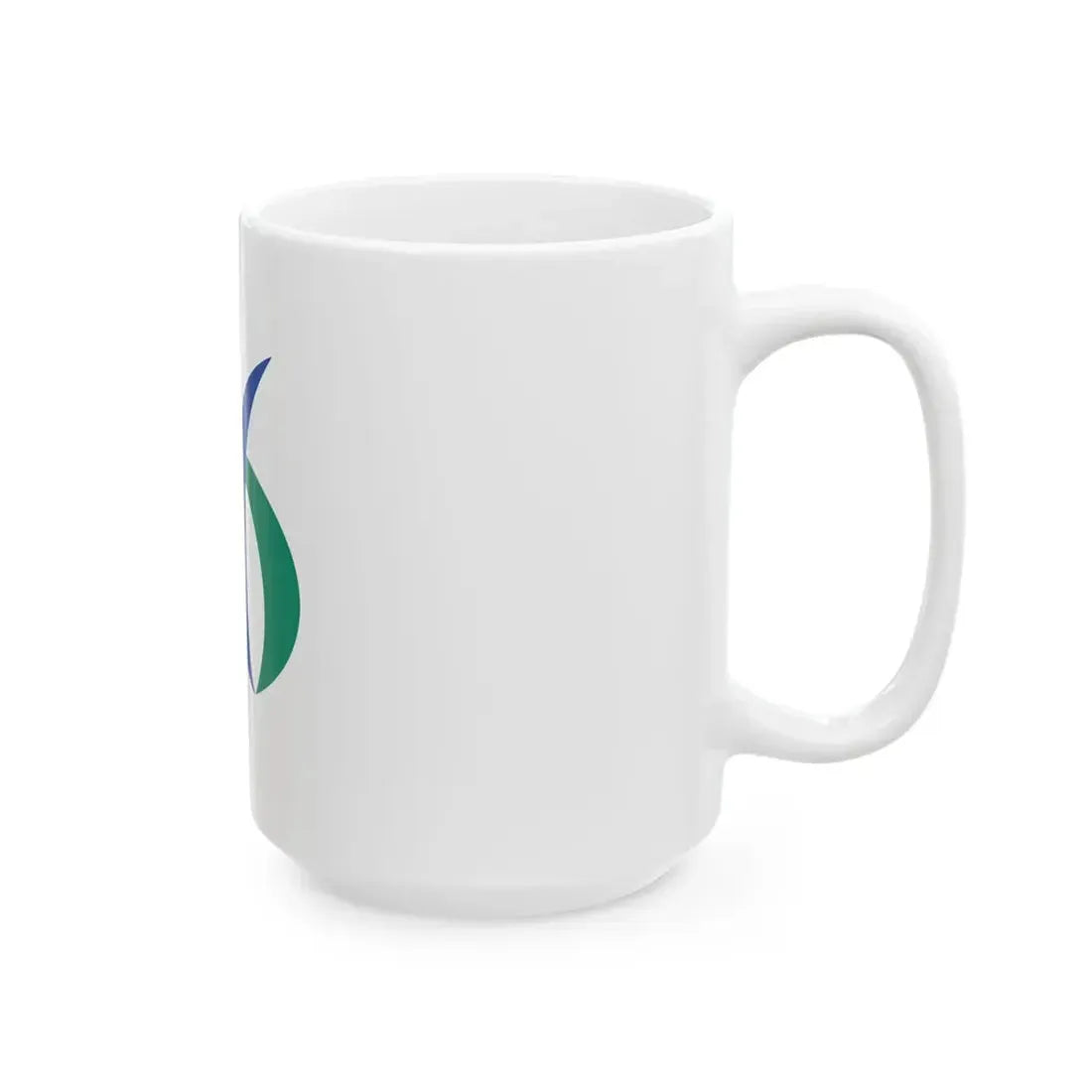 Flag of Shimanto-town Kochi (Japan) White Coffee Mug - Go Mug Yourself