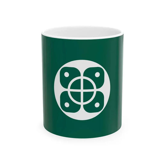 Flag of Shimoda Shizuoka (Japan) White Coffee Mug 11oz - Go Mug Yourself